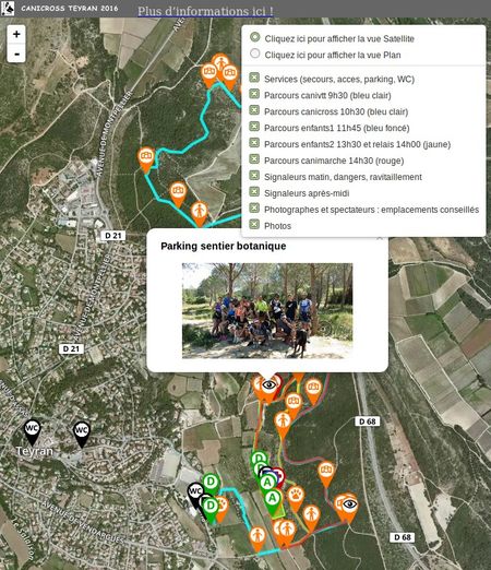 CanicrossTeyran2016Parcours