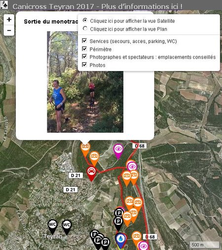 CanicrossTeyran2017Parcours